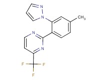2-[4-methyl-2-(1H-pyrazol-1-yl)phenyl]-4-(trifluoromethyl)pyrimidine