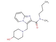 N-butyl-3-[(4-hydroxypiperidin-1-yl)methyl]-N-methylimidazo[1,2-a]pyridine-2-carboxamide