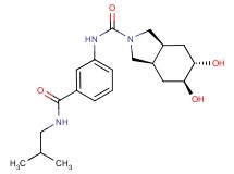 (3aR*,5S*,6S*,7aS*)-5,6-dihydroxy-N-{3-[(isobutylamino)carbonyl]phenyl}octahydro-2H-isoindole-2-carboxamide