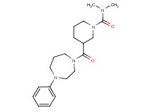 N,N-dimethyl-3-[(4-phenyl-1,4-diazepan-1-yl)carbonyl]-1-piperidinecarboxamide