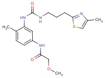 2-methoxy-N-{4-methyl-3-[({[3-(4-methyl-1,3-thiazol-2-yl)propyl]amino}carbonyl)amino]phenyl}acetamide