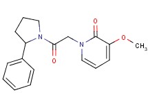 3-methoxy-1-[2-oxo-2-(2-phenylpyrrolidin-1-yl)ethyl]pyridin-2(1H)-one