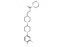 1'-(3,4-difluorophenyl)-4-[3-(4-morpholinyl)-3-oxopropyl]-1,4'-bipiperidine