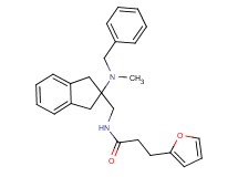 N-({2-[benzyl(methyl)amino]-2,3-dihydro-1H-inden-2-yl}methyl)-3-(2-furyl)propanamide