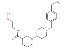 1'-(4-ethylbenzyl)-N-(2-methoxyethyl)-1,4'-bipiperidine-3-carboxamide