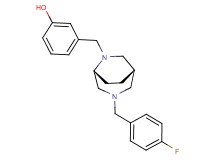 3-{[(1S*,5R*)-3-(4-fluorobenzyl)-3,6-diazabicyclo[3.2.2]non-6-yl]methyl}phenol