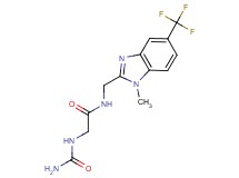 N~2~-(aminocarbonyl)-N~1~-{[1-methyl-5-(trifluoromethyl)-1H-benzimidazol-2-yl]methyl}glycinamide