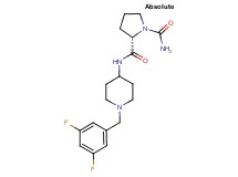 (2S)-N~2~-[1-(3,5-difluorobenzyl)piperidin-4-yl]pyrrolidine-1,2-dicarboxamide