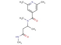 N,2,6-trimethyl-N-[1-methyl-3-(methylamino)-3-oxopropyl]isonicotinamide