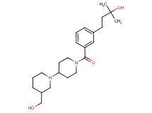4-(3-{[3-(hydroxymethyl)-1,4'-bipiperidin-1'-yl]carbonyl}phenyl)-2-methyl-2-butanol