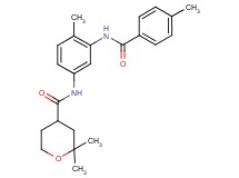 2,2-dimethyl-N-{4-methyl-3-[(4-methylbenzoyl)amino]phenyl}tetrahydro-2H-pyran-4-carboxamide