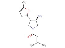 (3R*,4S*)-1-(3-methyl-2-butenoyl)-4-(5-methyl-2-furyl)-3-pyrrolidinamine