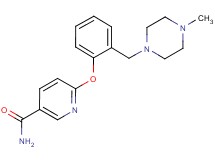 6-{2-[(4-methylpiperazin-1-yl)methyl]phenoxy}nicotinamide
