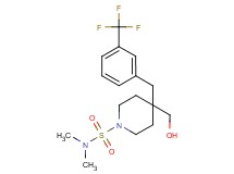 4-(hydroxymethyl)-N,N-dimethyl-4-[3-(trifluoromethyl)benzyl]-1-piperidinesulfonamide