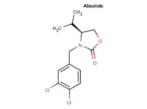 (4S)-3-(3,4-dichlorobenzyl)-4-isopropyl-1,3-oxazolidin-2-one