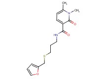 N-{3-[(2-furylmethyl)thio]propyl}-1,6-dimethyl-2-oxo-1,2-dihydropyridine-3-carboxamide