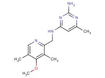 N~4~-[(4-methoxy-3,5-dimethylpyridin-2-yl)methyl]-6-methylpyrimidine-2,4-diamine