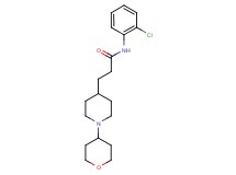 N-(2-chlorophenyl)-3-[1-(tetrahydro-2H-pyran-4-yl)-4-piperidinyl]propanamide