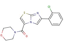 6-(2-chlorophenyl)-3-(4-morpholinylcarbonyl)imidazo[2,1-b][1,3]thiazole