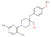 [1-(2,5-dimethylpyrimidin-4-yl)-4-(4-methoxybenzyl)piperidin-4-yl]methanol