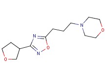 4-{3-[3-(tetrahydrofuran-3-yl)-1,2,4-oxadiazol-5-yl]propyl}morpholine