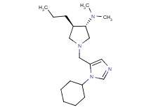 (3S*,4R*)-1-[(1-cyclohexyl-1H-imidazol-5-yl)methyl]-N,N-dimethyl-4-propyl-3-pyrrolidinamine