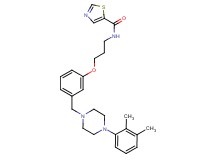 N-[3-(3-{[4-(2,3-dimethylphenyl)-1-piperazinyl]methyl}phenoxy)propyl]-1,3-thiazole-5-carboxamide