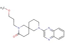 2-(3-methoxypropyl)-8-(2-quinoxalinyl)-2,8-diazaspiro[5.5]undecan-3-one