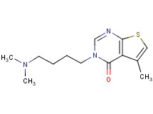 3-[4-(dimethylamino)butyl]-5-methylthieno[2,3-d]pyrimidin-4(3H)-one