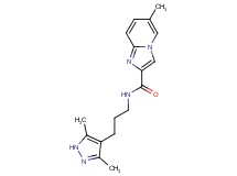 N-[3-(3,5-dimethyl-1H-pyrazol-4-yl)propyl]-6-methylimidazo[1,2-a]pyridine-2-carboxamide