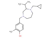 4-{[4-(cyclopropylmethyl)-3-isopropyl-1,4-diazepan-1-yl]methyl}-2-methylphenol