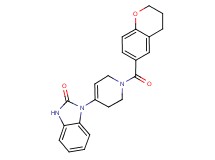 1-[1-(3,4-dihydro-2H-chromen-6-ylcarbonyl)-1,2,3,6-tetrahydropyridin-4-yl]-1,3-dihydro-2H-benzimidazol-2-one