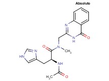 N-acetyl-N-methyl-N-[(4-oxo-3,4-dihydro-2-quinazolinyl)methyl]-L-histidinamide