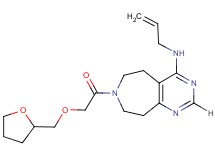 N-allyl-7-[(tetrahydrofuran-2-ylmethoxy)acetyl]-6,7,8,9-tetrahydro-5H-pyrimido[4,5-d]azepin-4-amine