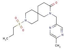 2-[(5-methylpyrazin-2-yl)methyl]-9-(propylsulfonyl)-2,9-diazaspiro[5.5]undecan-3-one