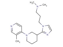 N,N-dimethyl-3-{2-[1-(3-methylpyridin-4-yl)piperidin-3-yl]-1H-imidazol-1-yl}propan-1-amine