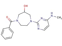 1-benzoyl-4-[4-(methylamino)pyrimidin-2-yl]-1,4-diazepan-6-ol