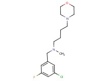 (3-chloro-5-fluorobenzyl)methyl(4-morpholin-4-ylbutyl)amine
