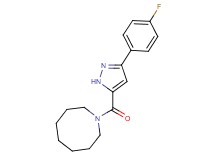 1-{[3-(4-fluorophenyl)-1H-pyrazol-5-yl]carbonyl}azocane