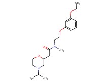 N-[2-(3-ethoxyphenoxy)ethyl]-2-(4-isopropylmorpholin-2-yl)-N-methylacetamide