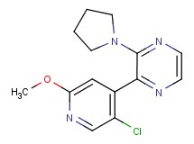 2-(5-chloro-2-methoxypyridin-4-yl)-3-pyrrolidin-1-ylpyrazine