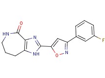 2-[3-(3-fluorophenyl)isoxazol-5-yl]-5,6,7,8-tetrahydroimidazo[4,5-c]azepin-4(1H)-one