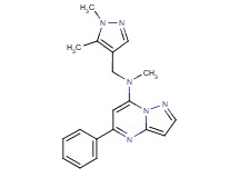 N-[(1,5-dimethyl-1H-pyrazol-4-yl)methyl]-N-methyl-5-phenylpyrazolo[1,5-a]pyrimidin-7-amine