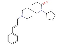 2-cyclopentyl-9-[(2E)-3-phenylprop-2-en-1-yl]-2,9-diazaspiro[5.5]undecan-3-one