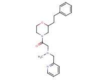 N-methyl-2-oxo-2-[2-(2-phenylethyl)-4-morpholinyl]-N-(2-pyridinylmethyl)ethanamine
