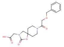 {8-[(benzyloxy)acetyl]-2-oxo-1-oxa-3,8-diazaspiro[4.5]dec-3-yl}acetic acid