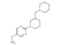5-methoxy-2-[3-(1-piperidinylmethyl)-1-piperidinyl]pyrimidine