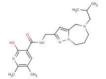 2-hydroxy-N-[(5-isobutyl-5,6,7,8-tetrahydro-4H-pyrazolo[1,5-a][1,4]diazepin-2-yl)methyl]-5,6-dimethylnicotinamide