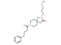 2-(3-methoxypropyl)-8-(4-phenylbutanoyl)-2,8-diazaspiro[4.5]decan-3-one