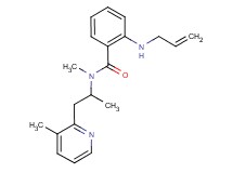 2-(allylamino)-N-methyl-N-[1-methyl-2-(3-methylpyridin-2-yl)ethyl]benzamide
